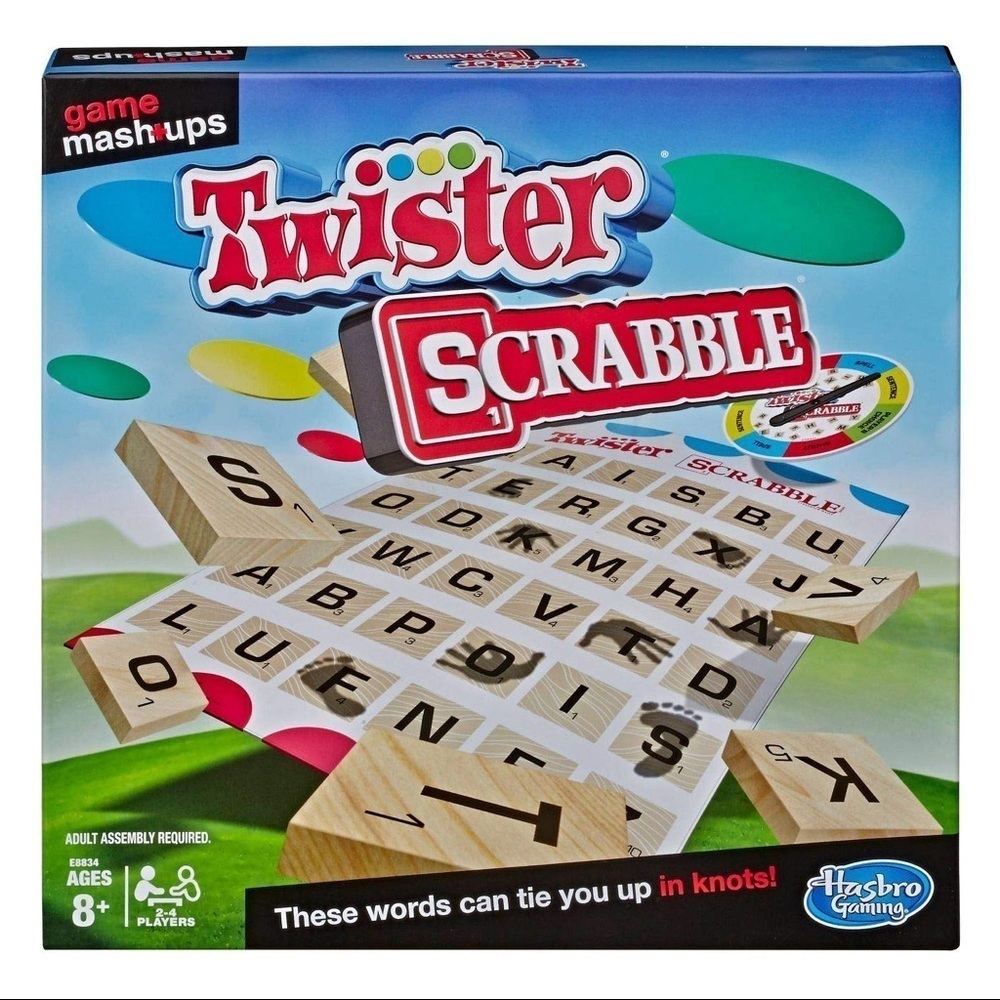 Hasbro Twister Scrabble Game
